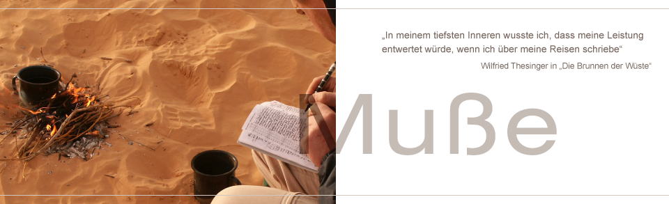Schreiben in der Wüste